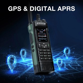 Baofeng DM-32UV 10W DMR и аналогова радиостанция с GPS и APRS