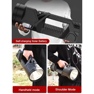 Соларен лед прожектор и къмпинг лампа 2 в 1