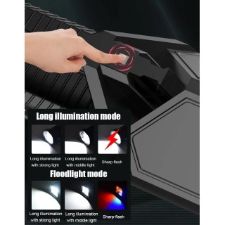 Соларен лед прожектор и къмпинг лампа 2 в 1