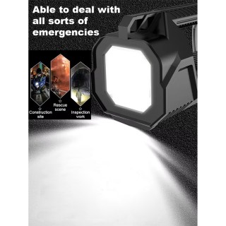 Соларен лед прожектор и къмпинг лампа 2 в 1