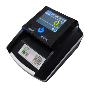 Детектор за фалшиви банкноти AL-136T с 6-степенна проверка с батерия