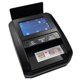 Професионален детектор за фалшиви банкноти AL-150T с 6-степенна проверка с батерия