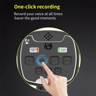 Соларен мегафон със сирена и блутут за всякакви мероприятия