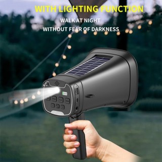 Соларен мегафон със сирена и блутут за всякакви мероприятия