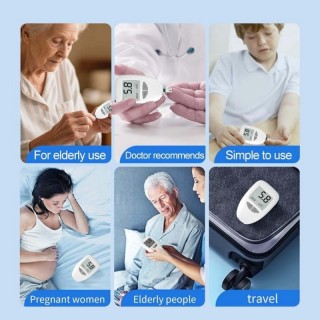 Апарат за измерване на кръвна захар - глюкомер + тест ленти 50 броя