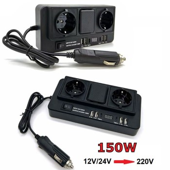 Инвертор на напрежение от 12V / 24V на 220V 150W