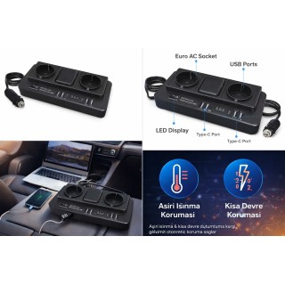 Инвертор на напрежение от 12V / 24V на 220V 150W