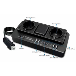 Инвертор на напрежение от 12V / 24V на 220V 150W