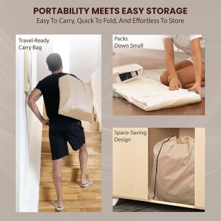 Надуваемо легло с вградена помпа 200/150/40см Leedsooy