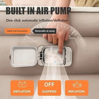 Надуваемо легло с вградена помпа 200/150/40см Leedsooy