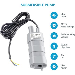 Потопяема мини водна помпа 5V – 12V