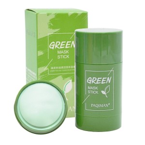 Стик маска за лице с органична глина и зелен чай