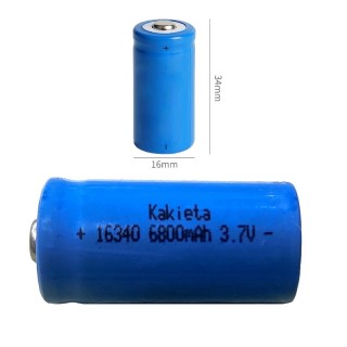 Акумулаторна батерия 16340 3.7V 6800 mAh Kakieta