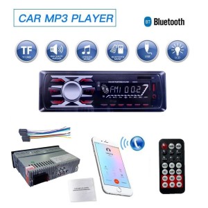 Радио MP3 плеър за кола, Bluetooth USB SD AUX FM радио, дистанционно