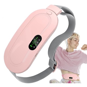 Безжичен затоплящ колан за менструални болки 2-в-1