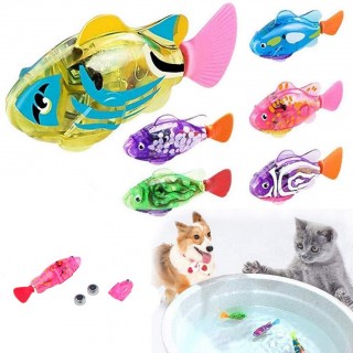Рибка робот играчка за деца и домашни любимци