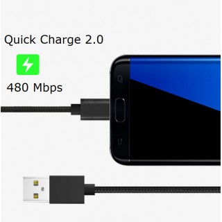 Магнитен кабел за зареждане на телефон Android iOS