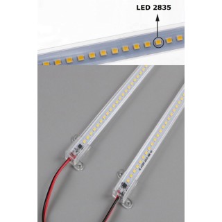PVC профил 1м с LED лента 14W 220V