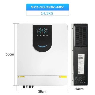 Хибриден соларен инвертор 10.2KW / 48V