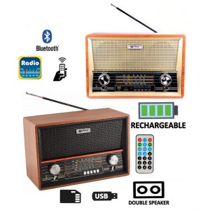 Ретро радио с блутут и MP3 плеър