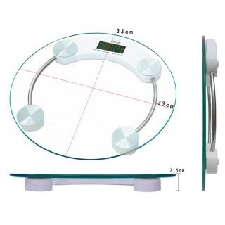 Електронен стъклен кантар за домашна употреба до 180 кг.