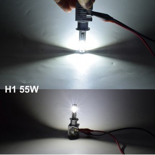 Диодна крушка (LED крушка) 12V, H1, P14.5s блистер 2 бр.