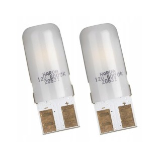 Диодна крушка (LED крушка) 12V, W5W, T10, W2.1x9.5d, блистер 2 бр.