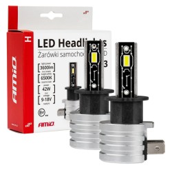 Диодна крушка (LED крушка) 12/24V, H3, PK22s блистер 2бр.