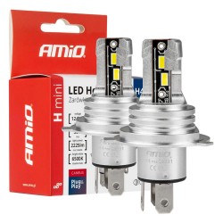 Диодна крушка (LED крушка) 12/24V, H4, H19, P43T, блистер 2бр.