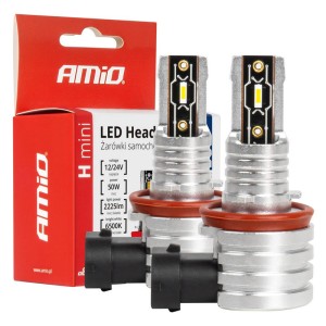 Диодна крушка (LED крушка) 12V, H8, H9, H11, H16, блистер 2бр.