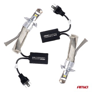 Диодна крушка (LED крушка) 12 / 24V, H4, P43T, CANBUS, AMIO, блистер 2бр.