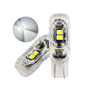 Диодна крушка (LED крушка) 12V, W5W, T10, W2.1x9.5d, блистер 2 бр.