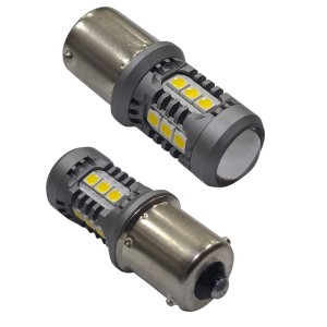Диодна крушка (LED крушка) 12V, P21W, BA15s