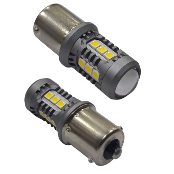 Диодна крушка (LED крушка) 12V, P21W, BA15s