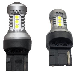 Диодна крушка (LED крушка) 12V, W21W, W3x16d, блистер 2 бр.