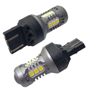 Диодна крушка (LED крушка) 12V, W21/5W, W3x16q, блистер 2 бр.