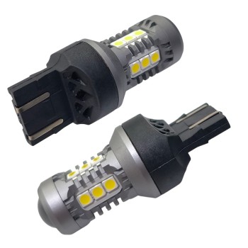Диодна крушка (LED крушка) 12V, W21/5W, W3x16q, блистер 2 бр.