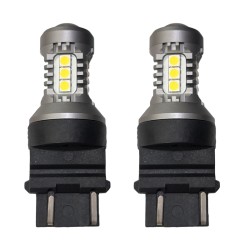 Диодна крушка (LED крушка) 12V, P27/7W, W2.5x16q, блистер 2 бр.