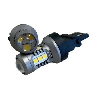 Диодна крушка (LED крушка) 12V, P27/7W, W2.5x16q, блистер 2 бр.