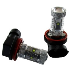 Диодна крушка (LED крушка) 12V, H11, PGJ19-2, блистер 2бр.