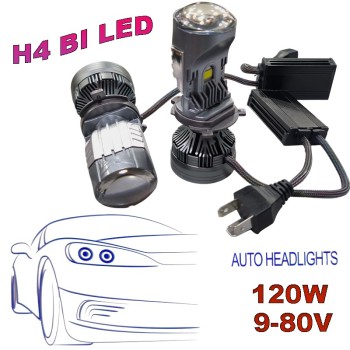Диодна крушка (LED крушка) 12/24V, H4, P43T, блистер 2бр
