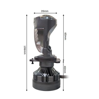 Диодна крушка (LED крушка) 12/24V, H4, P43T, блистер 2бр