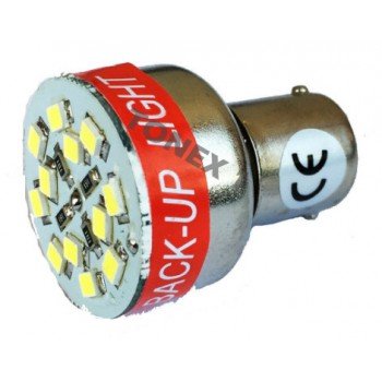 Диодна крушка (LED крушка) 12V, P21W, BA15s