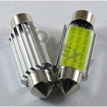 Диодна крушка (LED крушка) 12V, C5W, SV8.5, 39мм, блистер 2 бр.
