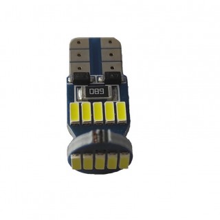 Диодна крушка (LED крушка) 12V, W5W, T10, W2.1x9.5d, Canbus, блистер 2 бр.
