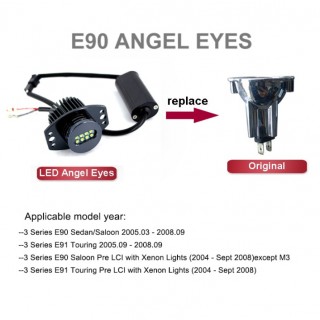 Диодни LED крушки за Ангелски очи Angel Eyes 20W BMW