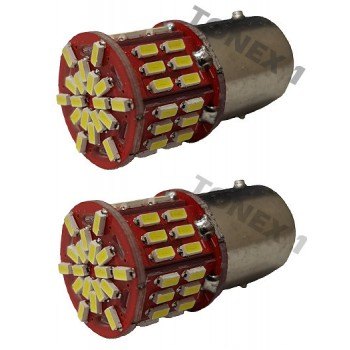 Диодна крушка (LED крушка) 12V, P21W, BA15s, блистер 2 бр.