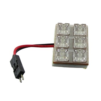 Диодна крушка (LED крушка) интериорна, за плафон 12V, синя светлина