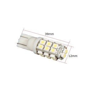 Диодна крушка (LED крушка) 12V, W5W, T10, W2.1x9.5d, блистер 2 бр.