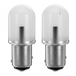Диодна крушка (LED крушка) 12V, 24V, P21/5W, BAY15d, блистер 2 бр.